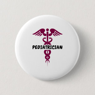 I am pediatrician 2 inch round button