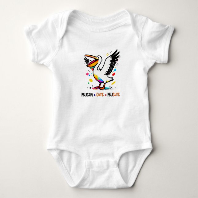 I Am Pelicute – I'm a Cute Pelican Tee (Front)