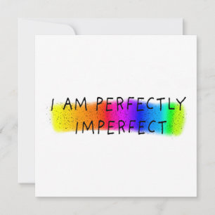 I am perfectly imperfect holiday card