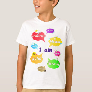 I Am Positive Affirmations Words Self Love T-Shirt
