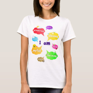 I Am Positive Affirmations Words Self Love T-Shirt
