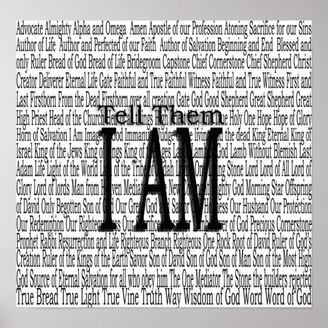 I AM POSTER (Front)