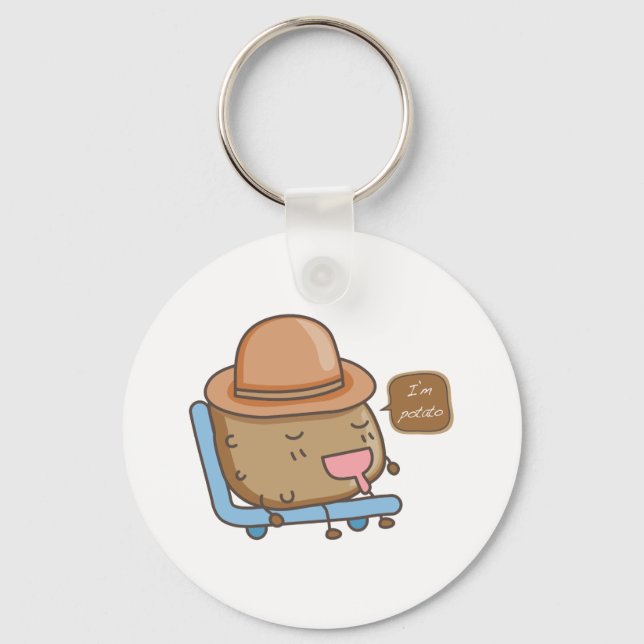 I am Potato Keychain (Front)