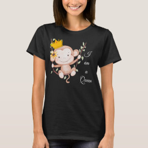 I Am Queen – Elegant T-Shirt