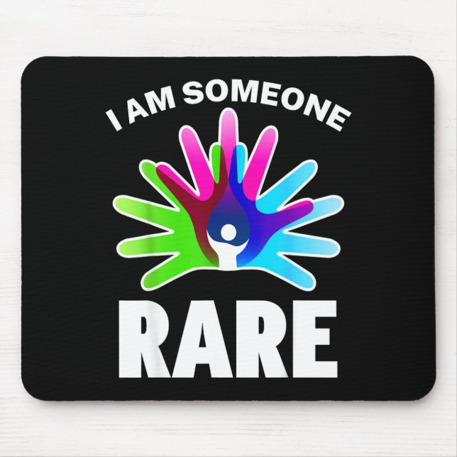 I Am Rare Disease Awareness Shirt - Rare Disease D Mouse Pad (Front)
