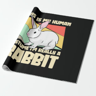 I Am Really A Rabbit Wrapping Paper
