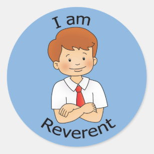 I am Reverent Classic Round Sticker