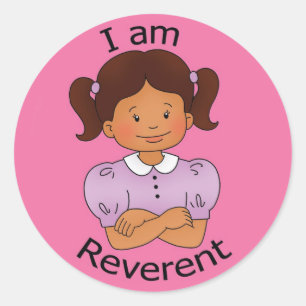 I am Reverent Classic Round Sticker