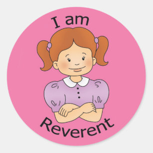 I am Reverent Classic Round Sticker