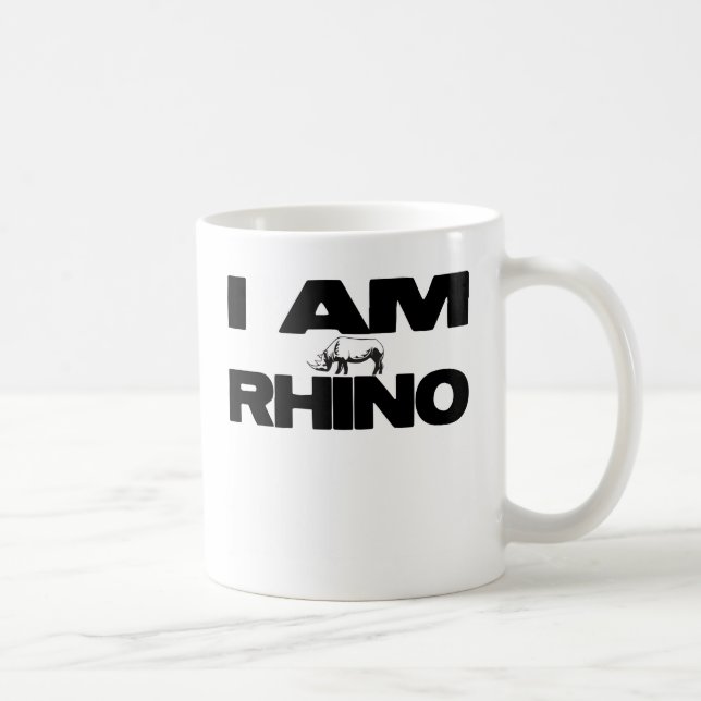 I AM RHINO COFFEE MUG (Right)