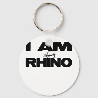 I AM RHINO KEYCHAIN