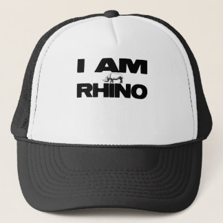 I AM RHINO TRUCKER HAT