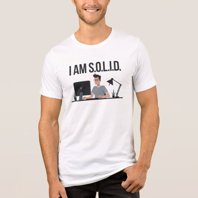 I am S.O.L.I.D. Tri-Blend Shirt (Front)