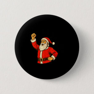 I Am Santifa Santa Claus Anti Fascism Christmas Au 2 Inch Round Button
