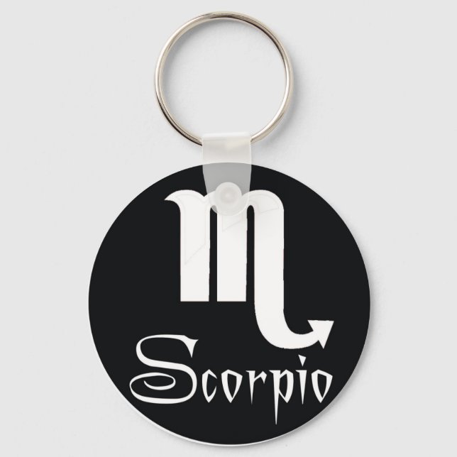 I am Scorpio Keychain (Front)