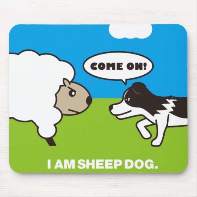I AM SEEPDOG. Mouse Pad (Front)