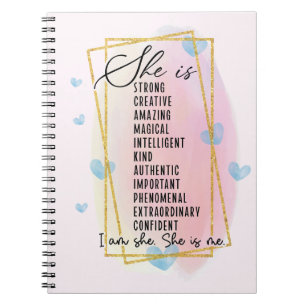 I Am She and She Is Me Notebook