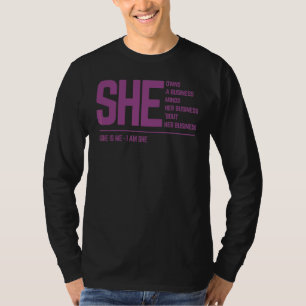 I Am She Entrepreneur T-Shirt