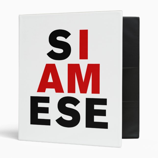 I AM SIAMESE BINDER (Front/Inside)