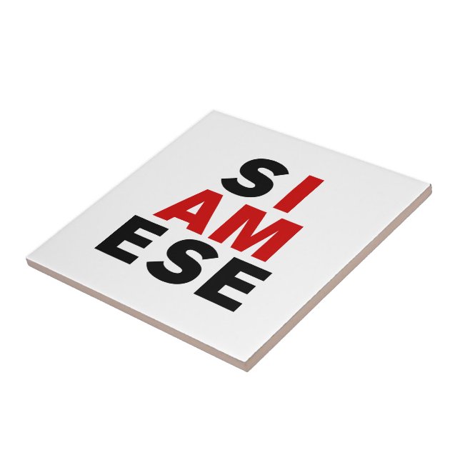 I AM SIAMESE TILE (Side)