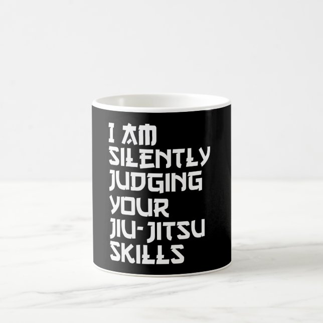 i am silently judging your jiu-jitsu skill coffee mug (Center)