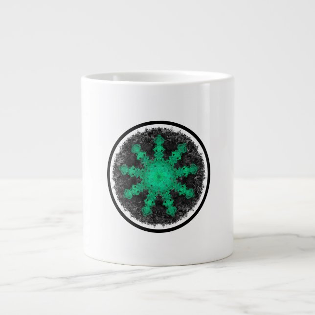 I Am Single | Silent ASMR Art Large Coffee Mug (Front)