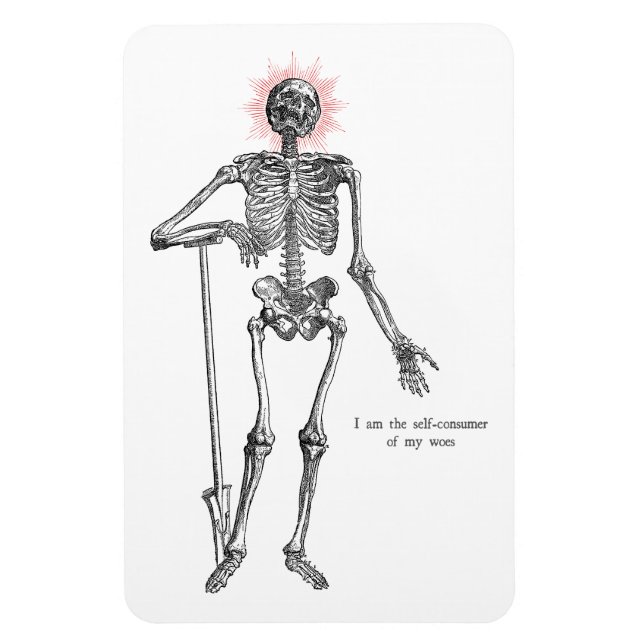 I am Skeleton! Magnet (Vertical)