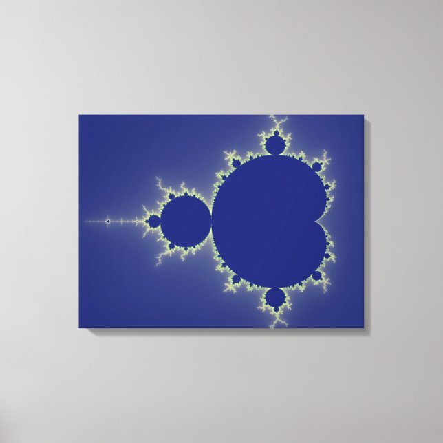 I Am So Blue - Fractal Canvas Print (Front)