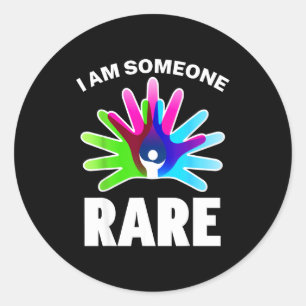 I Am Someone Rare Disease Awareness - Rare Disease Classic Round Sticker