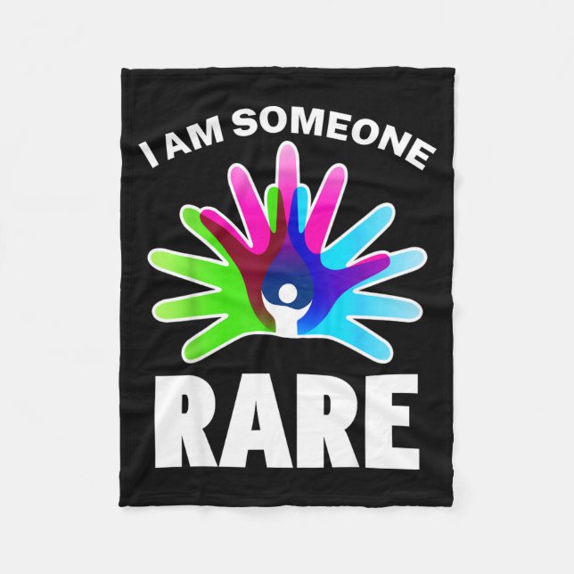 I Am Someone Rare Disease Awareness - Rare Disease Fleece Blanket (Front)