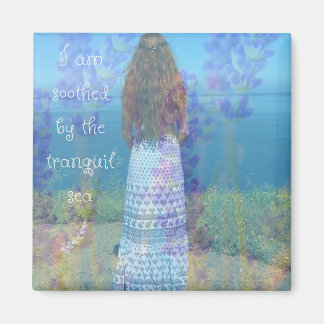 I am soothed by the tranquil sea magnet 