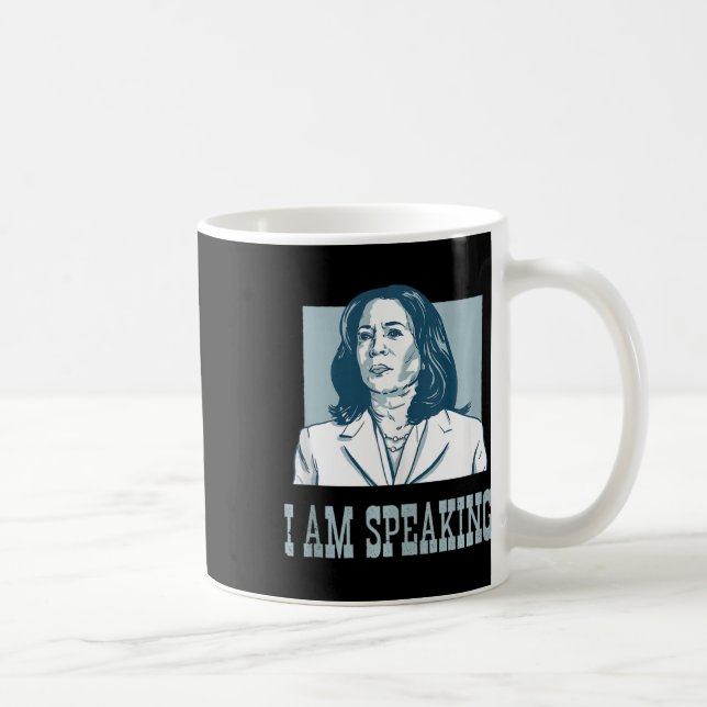 I Am Speaking Harris Wheimer Presidential Election Coffee Mug (Right)