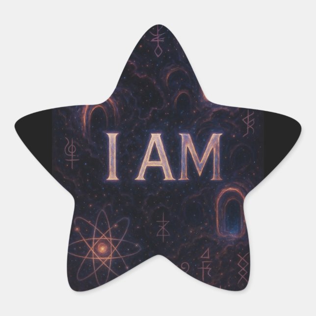 I AM STAR STICKER (Front)