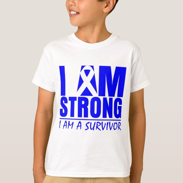 I am Strong - I am a Survivor - Histiocytosis T-Shirt (Front)