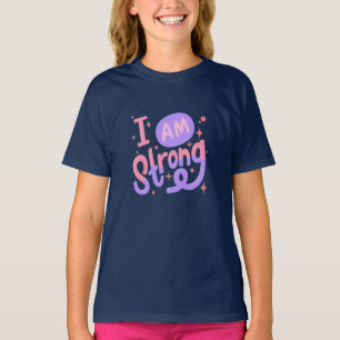 I Am Strong Inspirational Motivational T-Shirt   P