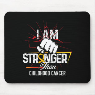 I Am Stronger- Childhood Cancer Awareness Item For Mouse Pad