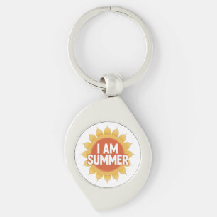 I Am Summer Keychain