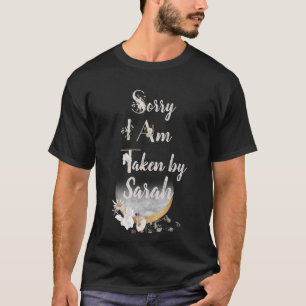  I AM TAKEN BY MY GIRL SOFT COLOUR FLOWER T-Shirt