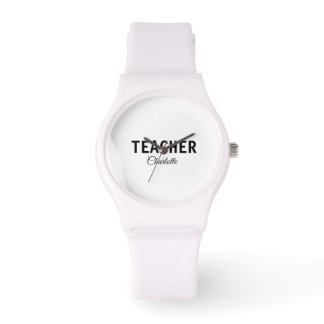 I am teacher school Collegeadd your name text simp Watch