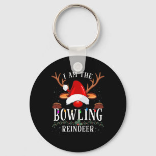 I Am The Bowling Reindeer Christmas Family Keychain