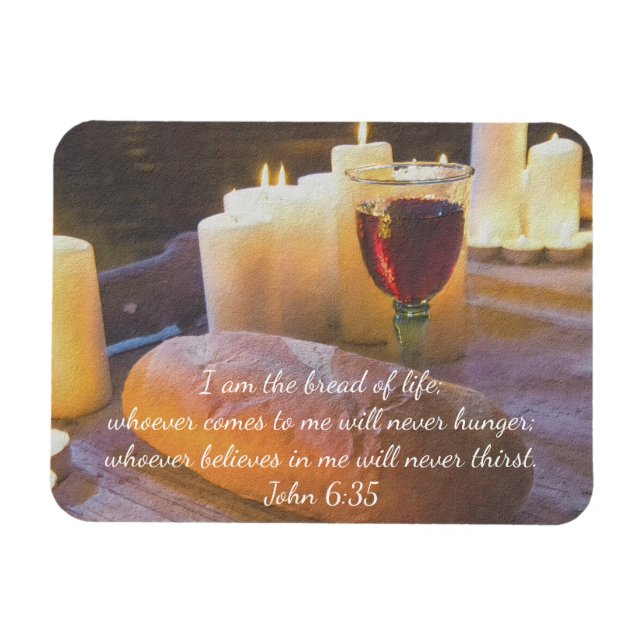 I Am the Bread of Life Magnet (Horizontal)