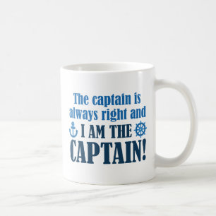 I Am The Captain Coffee Mug