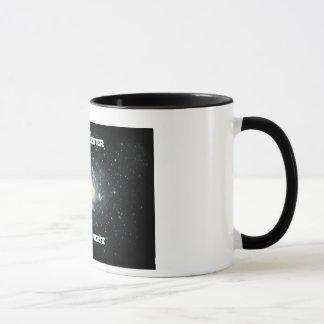 I am the centre of my universe mug black