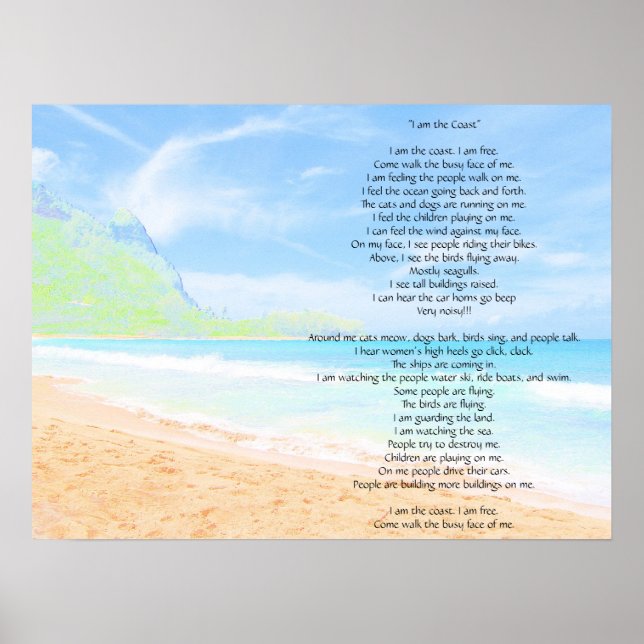 I am the Coast Poster (Front)