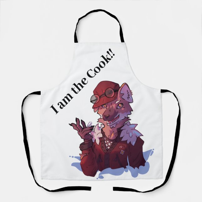I am the Cook, wolf Apron (Front)