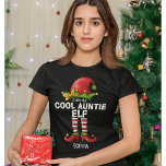 I am The Cool Auntie Elf Funny Elf T-Shirt<br><div class="desc">Beautiful design for Christmas with the phrase "i am the cool auntie elf" with the personable name of the aunt. This fun design is ideal for family Christmas gatherings. Don't think about it and get yours now.</div>