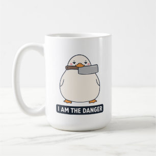 I AM THE DANGER Duck Cleaver Knife Meme Coffee Mug
