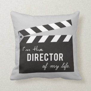 I Am The Director of my Life Clapper Throw Pillow