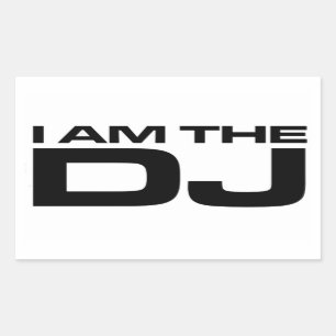 I Am The DJ Sticker