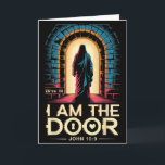 I Am The Door Christian Streetwear Aesthetic Jesus Card<br><div class="desc">I Am The Door Christian Streetwear Aesthetic Jesus John 10_9</div>